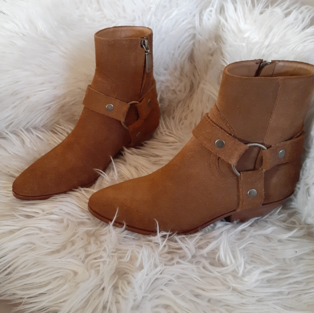 Saint Laurent Leather Booties